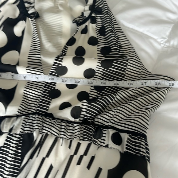 MAEVE Anthropologie brand summer black and white dress. - Picture 6 of 13